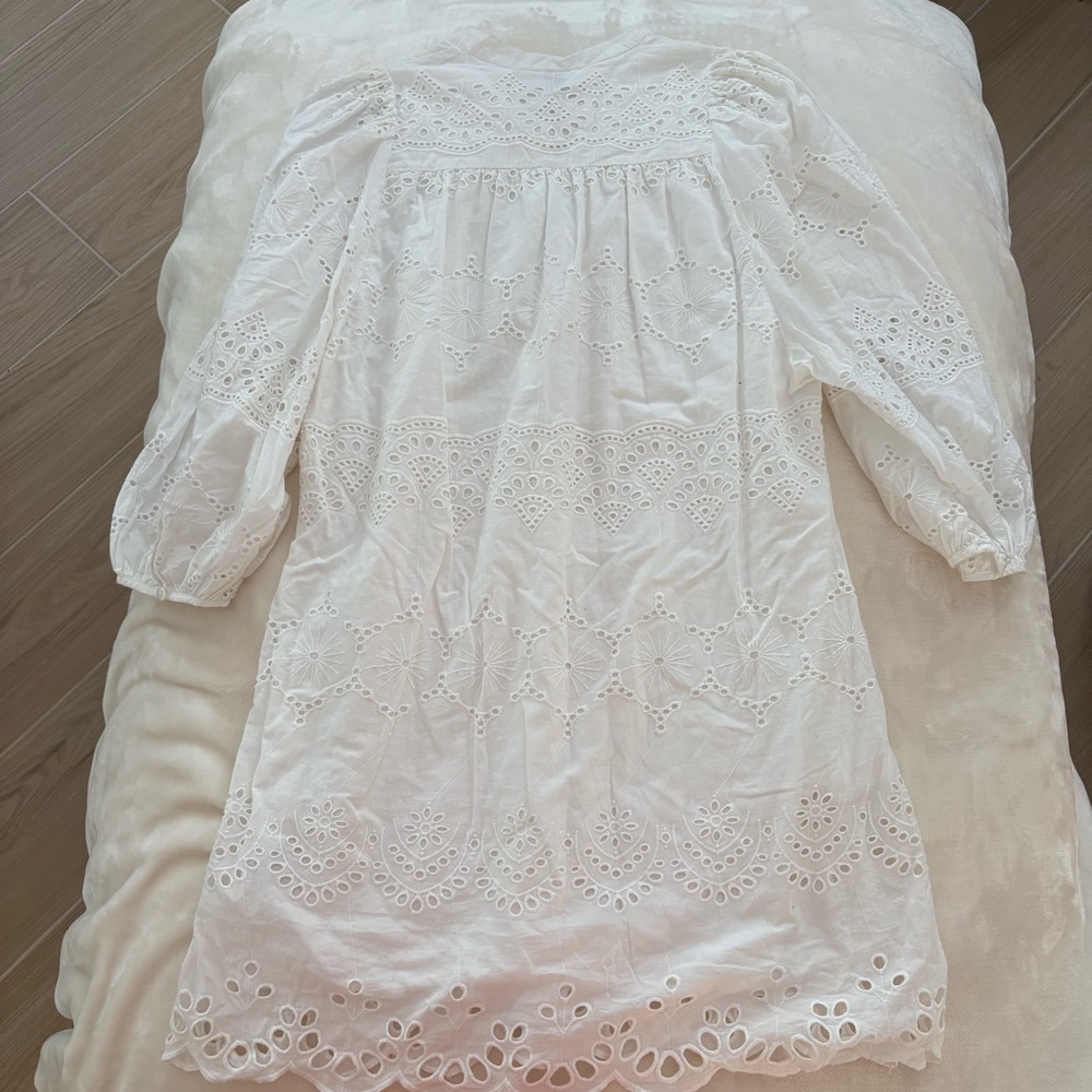 Universal Thread White Eyelet Lace Dress - Picture 4 of 4